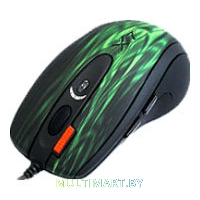 Игровая мышь A4Tech A4-XL-750BK-Green Fire